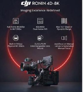 DJI Ronin 4D 8K stabilized camera system