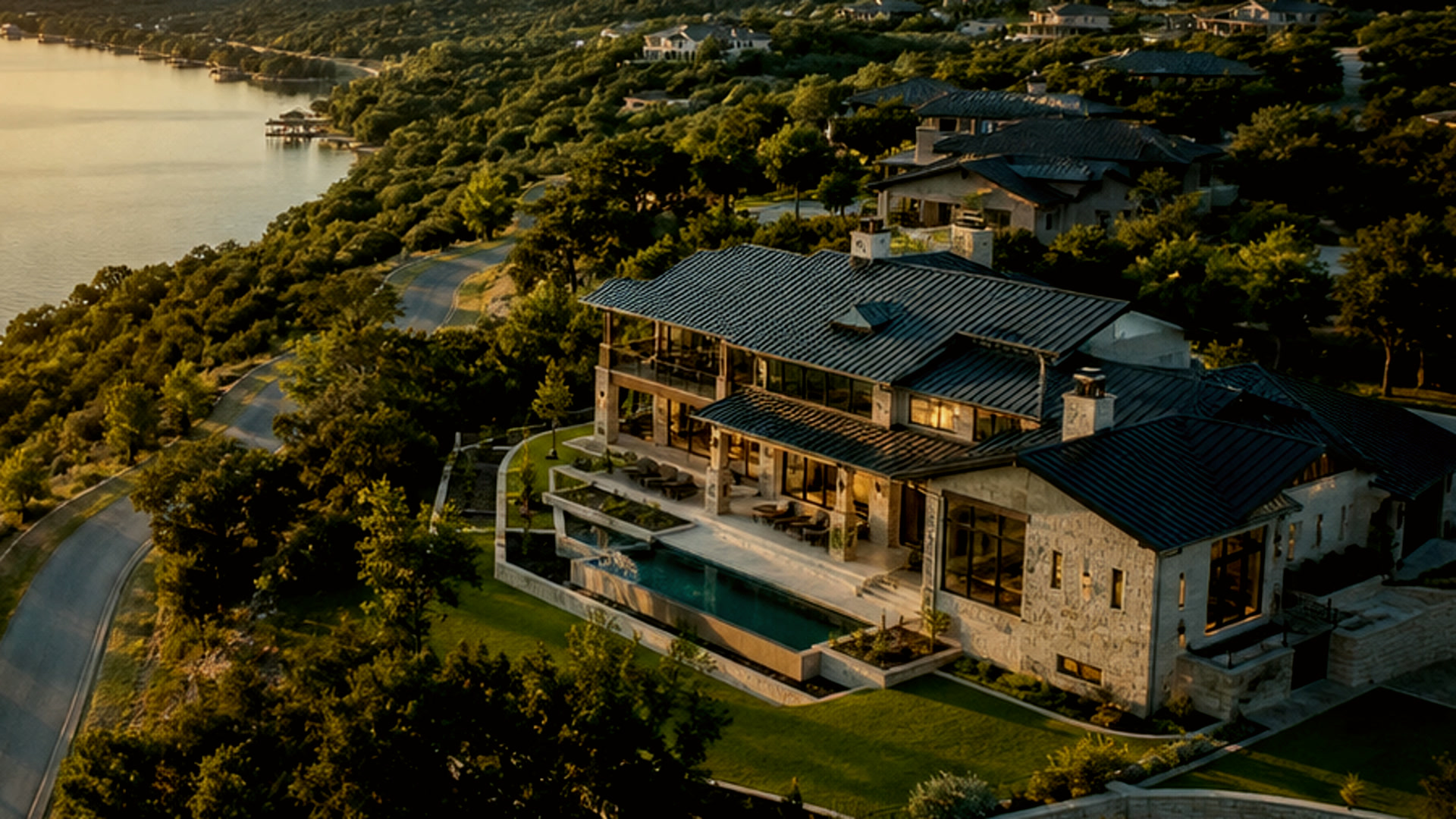 Aerial planning visual direction for property media projects